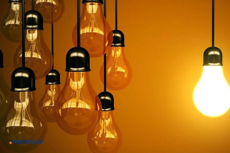 بررسی درایور و قطعات داخلی لامپ