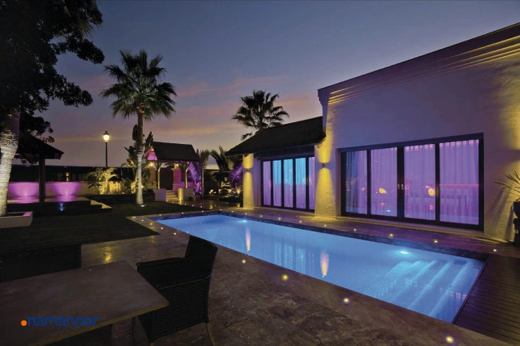 انتخاب چراغ دفنی برای محوطه