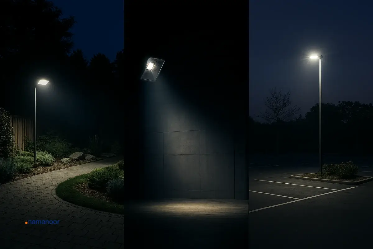 زاویه تابش و پوشش نور در SMD، COB و LED 