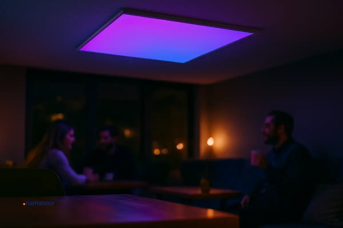پنل ال ای دی RGB و هوشمند؛ تغییر رنگ و کنترل پیشرفته