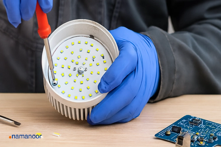 تعمیرات لامپ ال ای دی