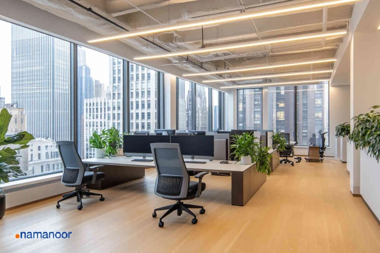 انواع چراغ های سقفی اداری