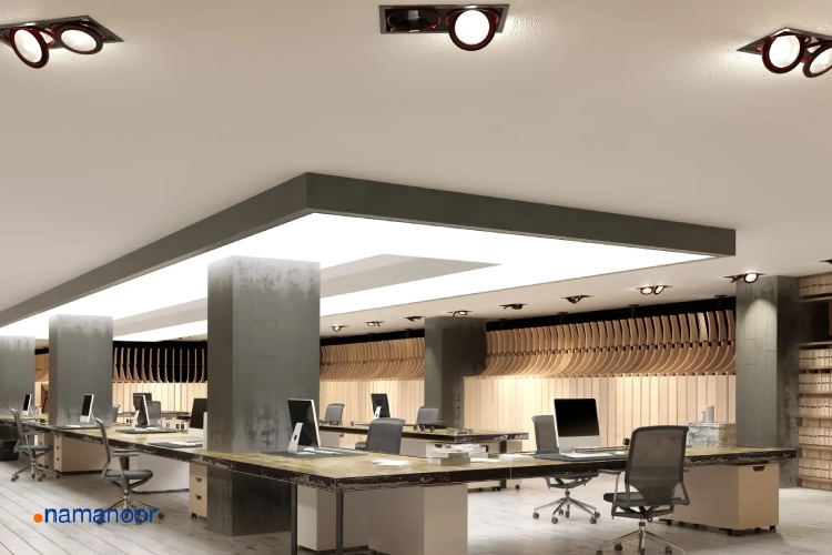 انتخاب بهترین چراغ سقفی اداری