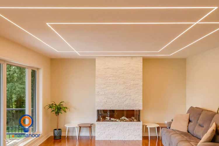 خط نوری در سقف