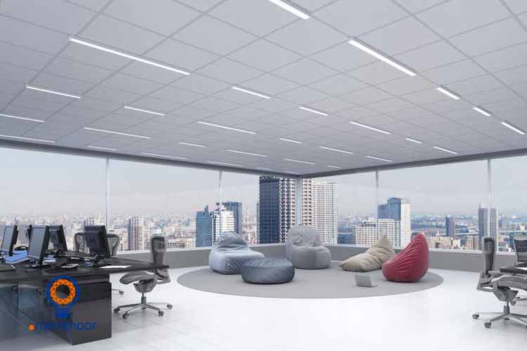 نورپردازی سقف با لاینر نوری